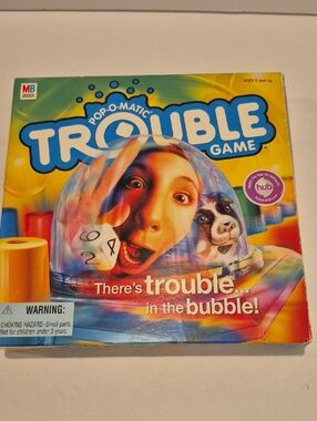 Kids hasbro trouble game